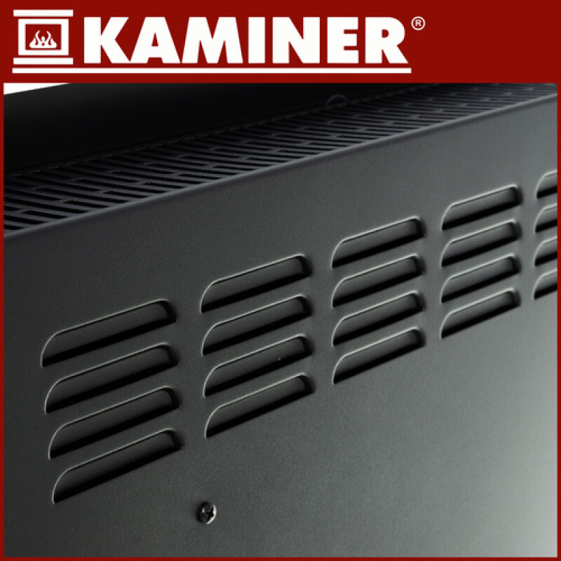 Elektriline klaasist kütteseade 2300W / 2500W taimeriga, must