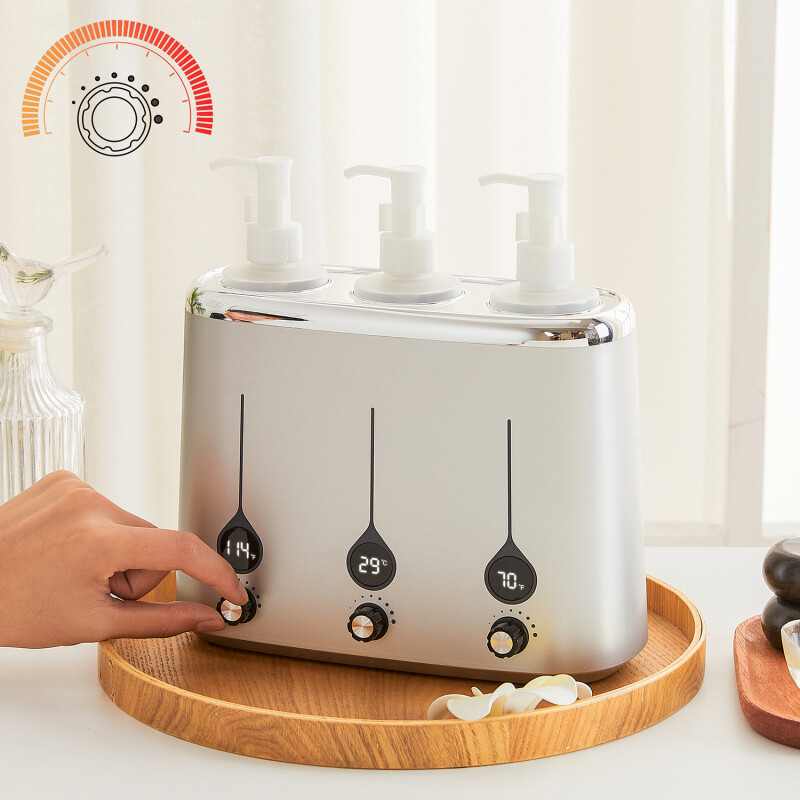 Single Bottle Massage Oil Heater GEN II with three Oil Bottles