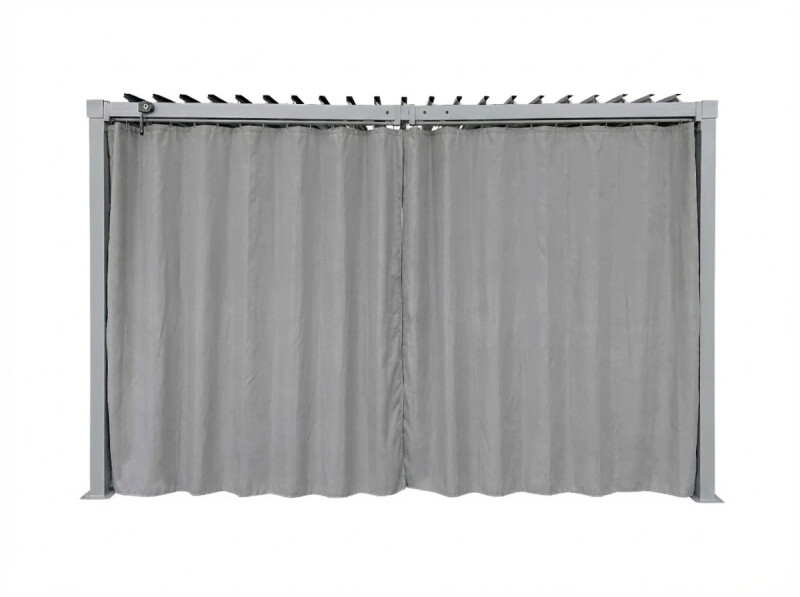 Külgkardinate komplekt 3x4 m pergolale (Täiskomplekt — 4 tk)
