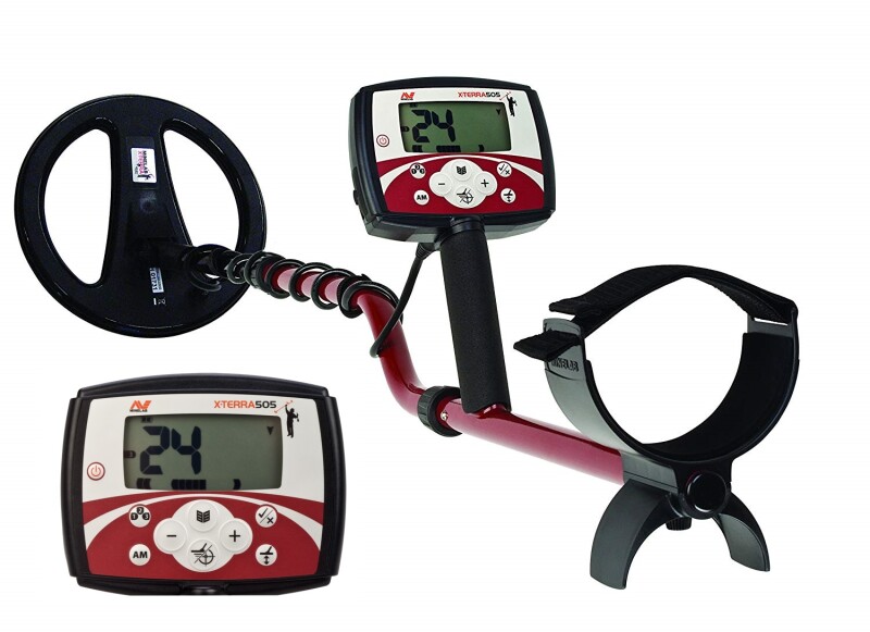 Minelab X-Terra 505 with 10.5" 7.5kHz DD Coil (3705-0111)