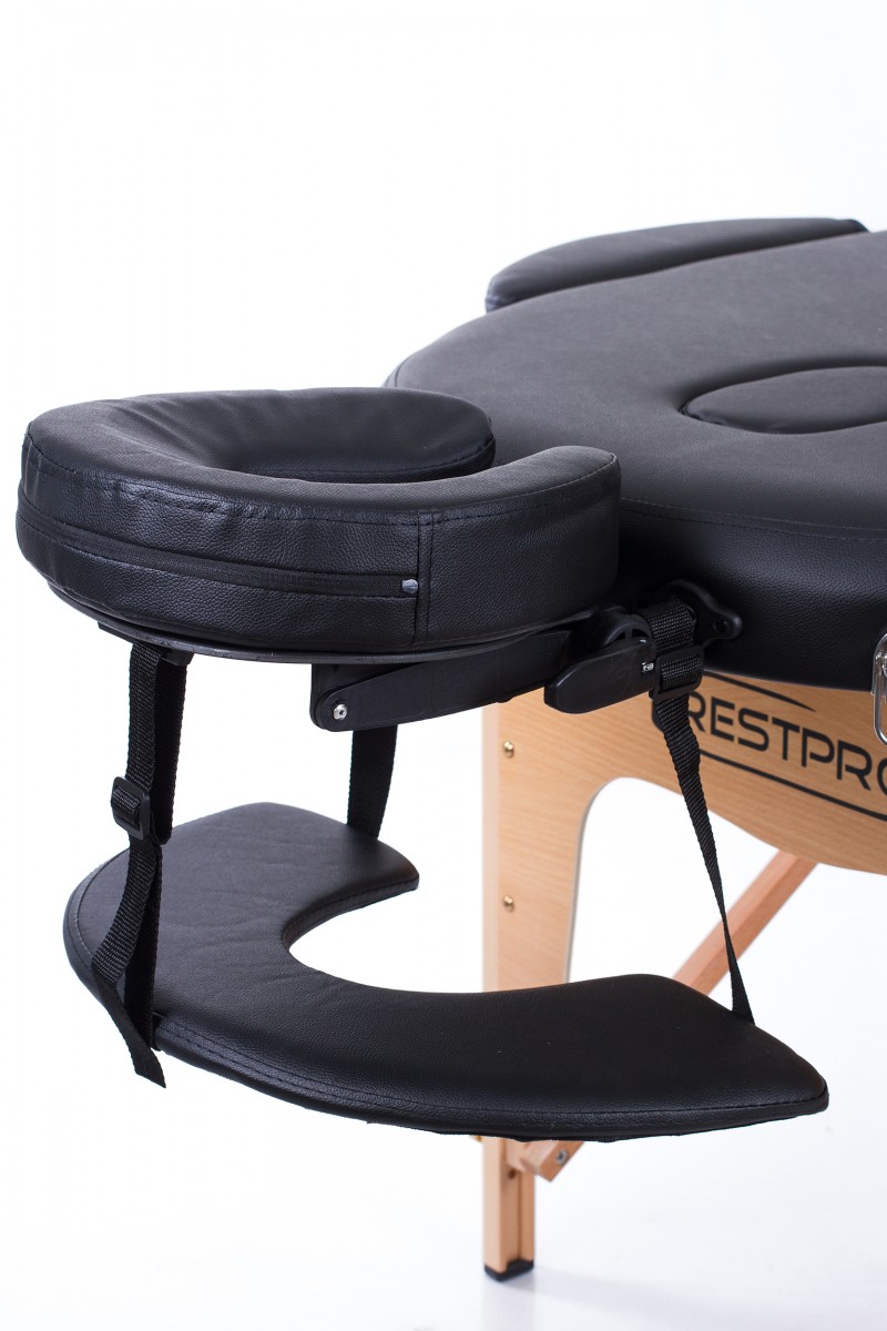 Kokkupandav massaažilaud RESTPRO® Classic Oval 3 Black