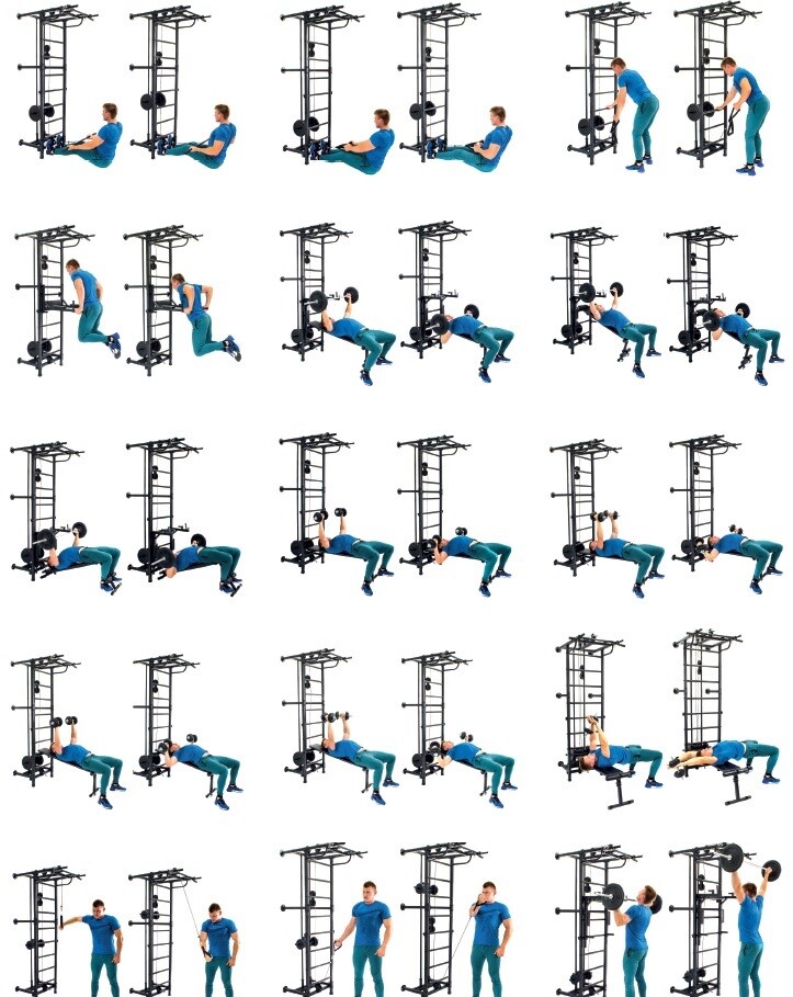 Спортивный комплекс KRAFT SystemLight 3in1, черный