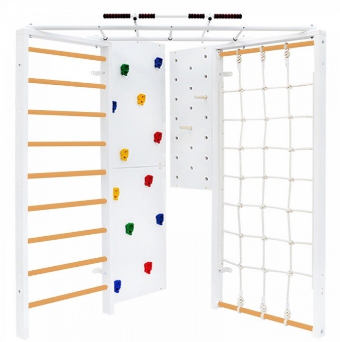 Laste Spordikompleks CORNER varve, 220x160x160 cm