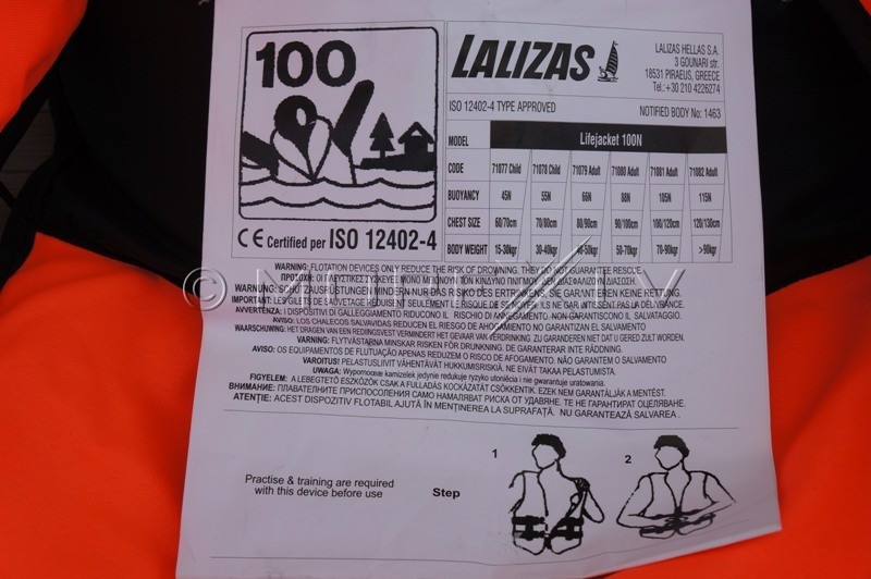 Спасательный жилет Lalizas, 30-40 кг