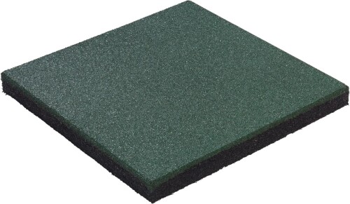 Kummist turvaplaat KBT 50×50×4,5 cm, roheline