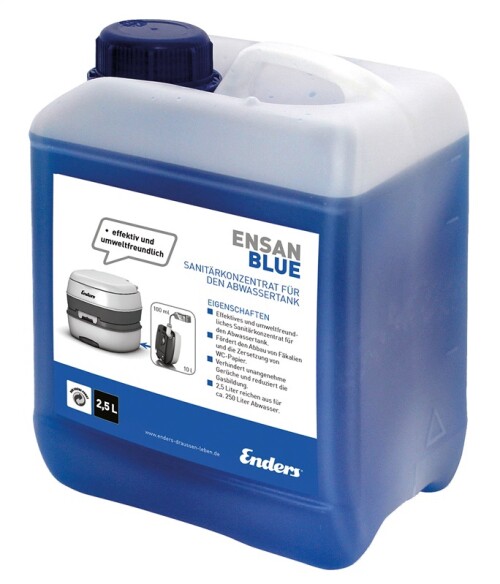 Химическая жидкость для нижнего бака Enders Ensan BLUE 2,5 литра (100мл./10л) (25 заправок)