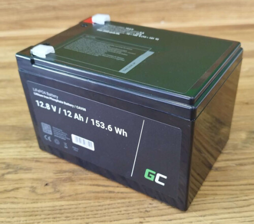 Литиевый аккумулятор для эхолота Green cell LifePO4 12V 12Ah