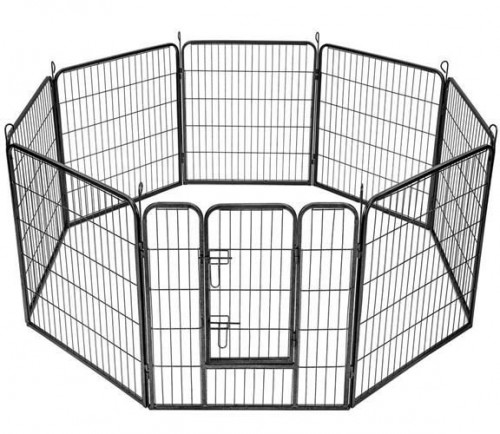 Metal enclosure for pets, 160x80 cm