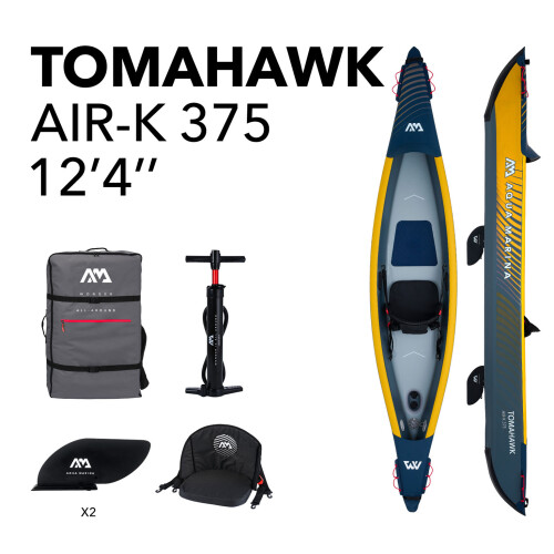 Täispuhutav kajakk Aqua Marina Tomahawk 375x72 cm AIR-K 375 (2023)
