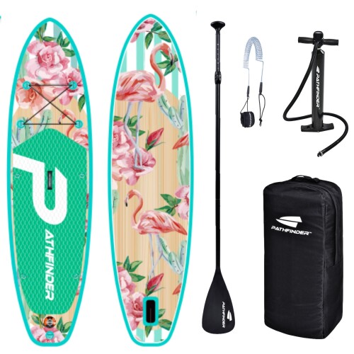 SUP доска Pathfinder Flamingo Green 310x82x15 см 34238