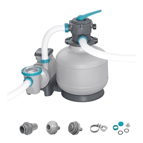 Bestway 58486 sand Filter Pump 11355 L, tank 36kg