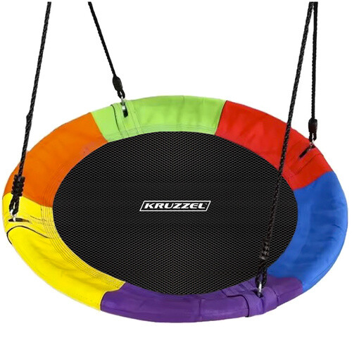 Laste Kiigekure pesa Ø 100 cm, mitmevärviline