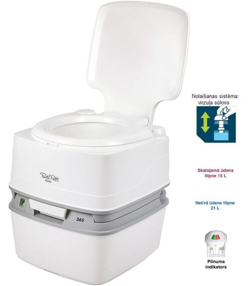 Thetford Porta Potti Qube 365 Portable Toilet with Indicator