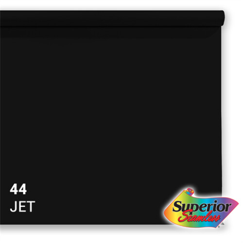 Foto taust paber Superior 44, 1.35x11 m, must