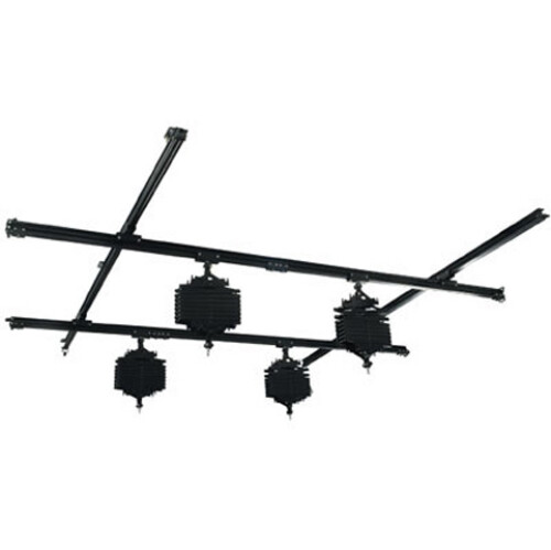 Linkstar Ceiling Rail System 3x3 m with 4 Pantographs