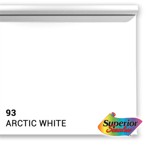 Photo background paper Superior 93, 1.35x11 m, arctic white