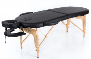 RESTPRO® Classic Oval 2 Black Portable Massage Table