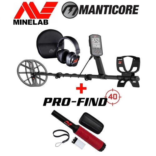 Metalo detektorius Minelab Manticore + DOVANA: PRO-FIND 40