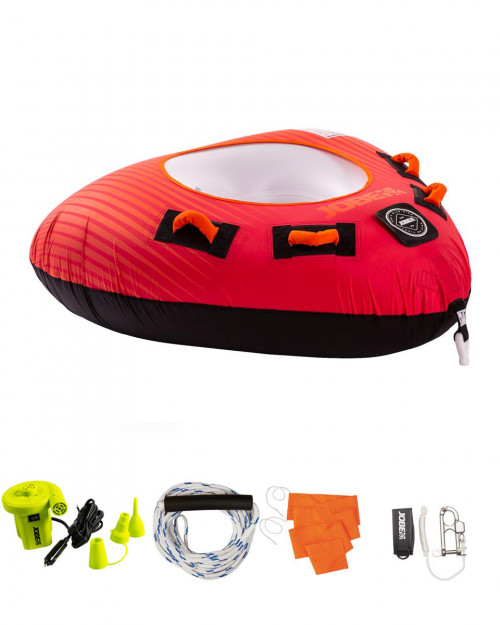 Towable Jobe Thunder Package 1P red, 130x130x44 cm