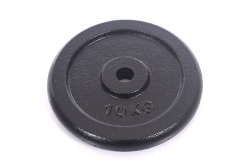 Металлический блин для штанг и гантелей (диск) 10кг (31,5мм)