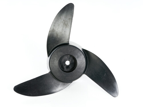 Three-bladed propeller from a boat electric motor NERAUS NRS x55-x62