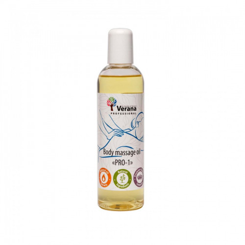 Body massage oil Verana Professional, PRO-1 250ml (without aroma)