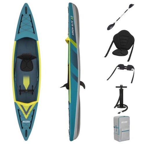Täispuhutav kajak Bestway Arrow Elite X1 365x73x30 cm, 65179