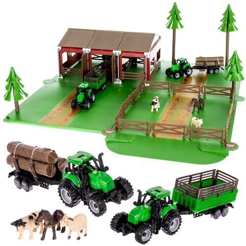 Farm with animals + 2 farm cars