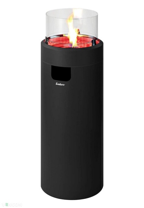 Outdoor gas fireplace Enders NOVA LED L BLACK
