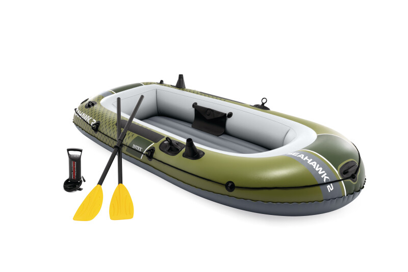 Täispuhutav 2-kohaline paat Intex Seahawk 2, 236x114x41 cm, 66332