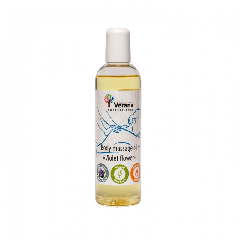 Body massage oil Verana Professional, Violet flower 250ml