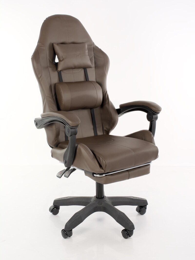 Ergonomic office and computer chair, brown