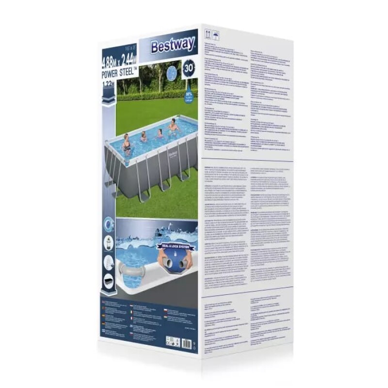 Bassein Bestway 56671 Power Steel 488x244x122 cm