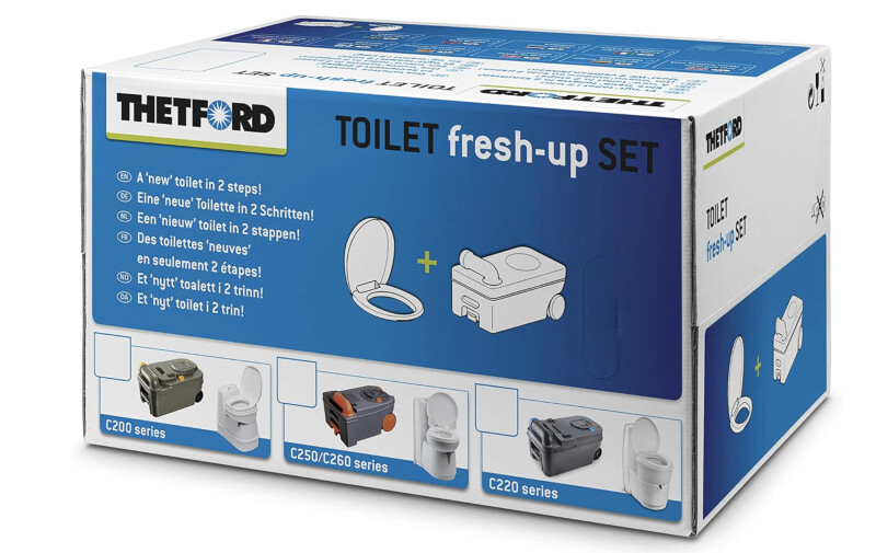 Värskenduskomplekt Fresh-Up Set kassetttualetile Thetford C200