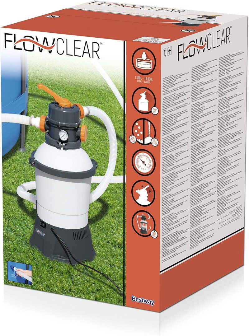 Bestway 58515 liivafilter pump 3028 L, paak 8.5kg