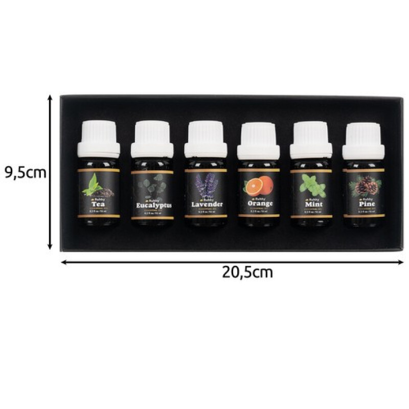 Eeterlik õli - 6 tk. komplekt 10 ml