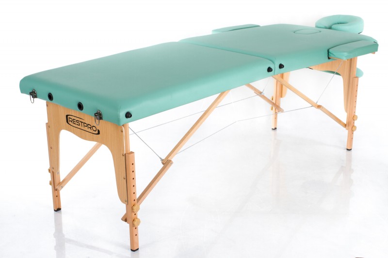 Masažo stalas + masažo pagalvėlės RESTPRO® Classic-2 Blue-green