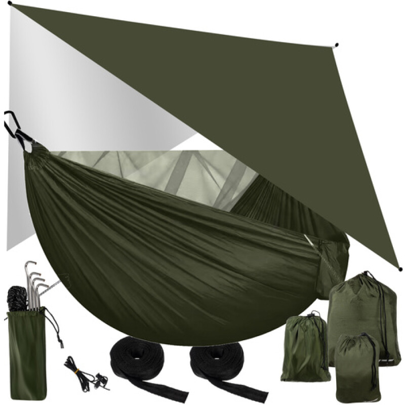 Võrkkiik-aiakiik 260x140 cm, khaki