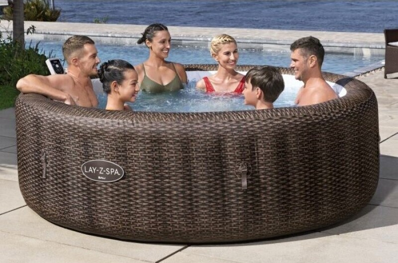 Bestway LAY-Z-SPA Bali AirJet 6001P bassein-mullivann 5-7 inimesele (6001P)