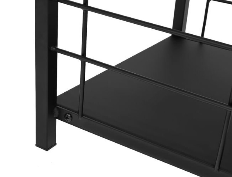 Fireplace tools in 4 pcs set with shelf
