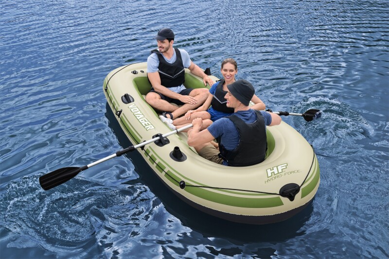 Надувная трехместная лодка Bestway Voyager X3 Raft, 294x137x46 cm, 65164