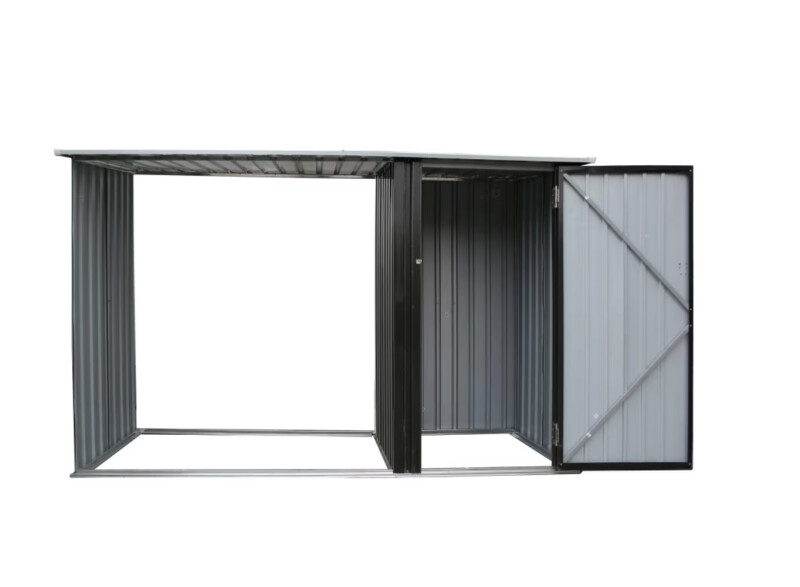Metallist aiakuur - aiamaja, 249x103x160 cm