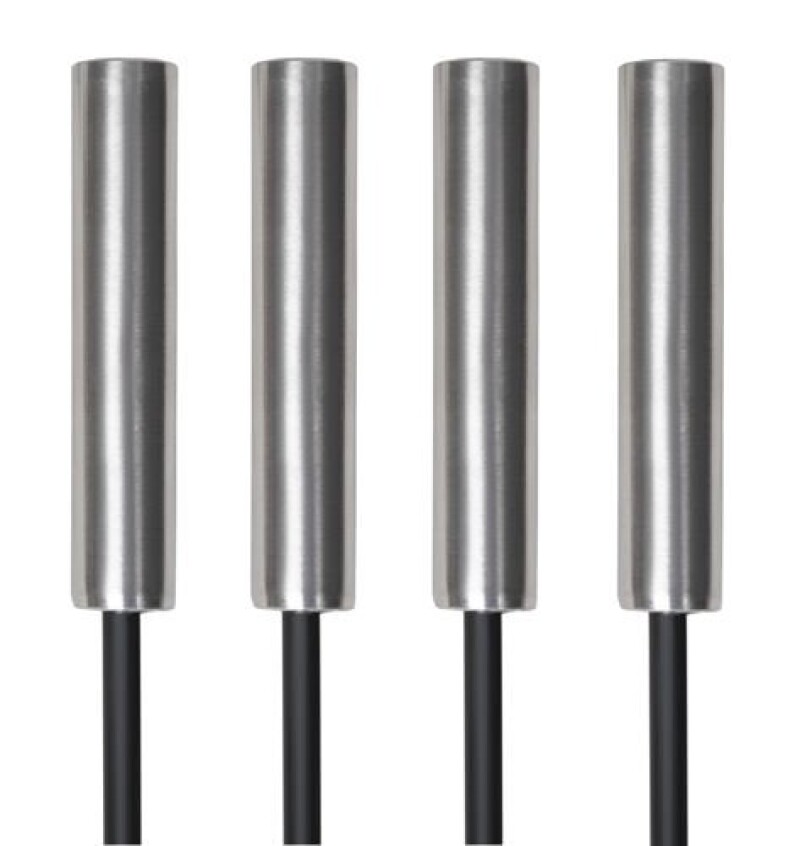 4-osaline kaminatööriistade komplekt, must