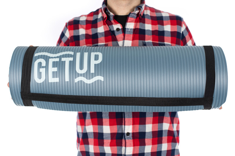 Joogatreening pilates GetUp fitness mat 179x60x1,5 cm