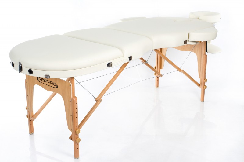 Masažo stalas + masažo pagalvėlės RESTPRO® VIP OVAL 3 CREAM