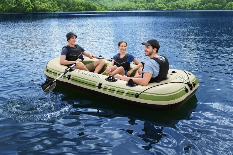 Надувная трехместная лодка Bestway Voyager X3 Raft, 294x137x46 cm, 65164