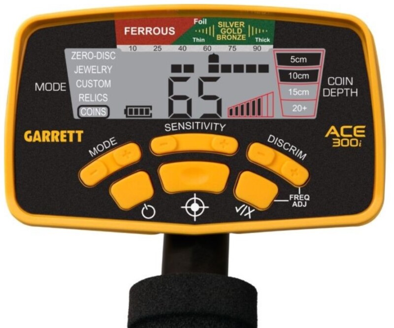 Metallidetektor GARRETT ACE 300i + GIFTS
