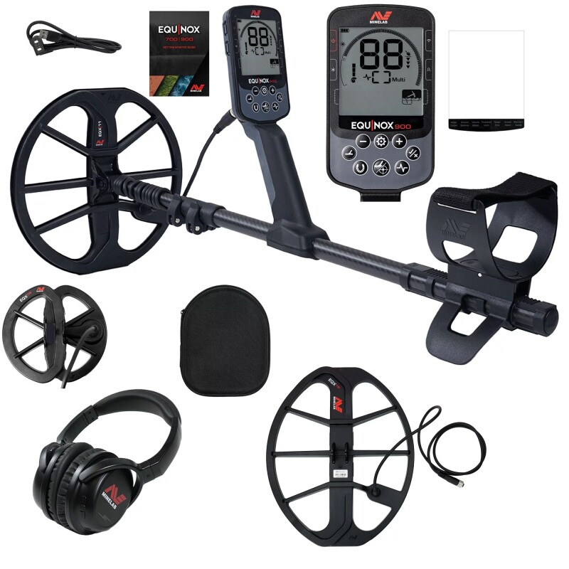 Metal detector Minelab EQUINOX 900 + EQX 15" + EQX 06" + EQX 11" Smart DD