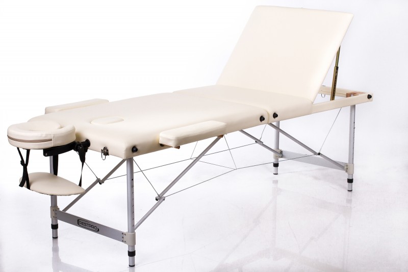 Kokkupandav massaažilaud RESTPRO® ALU 3 Cream