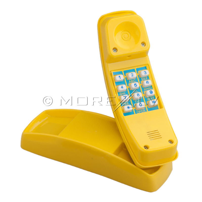 Bērnu tālrunis ar zvanu (stiprinājumi) KBT, 22x6x8 cm